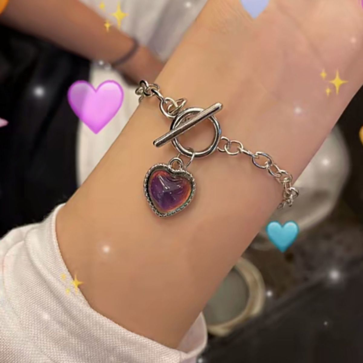 🔥KØB 1, FÅ 1 GRATIS🎁🔮Armbånd, der skifter farve efter humø
