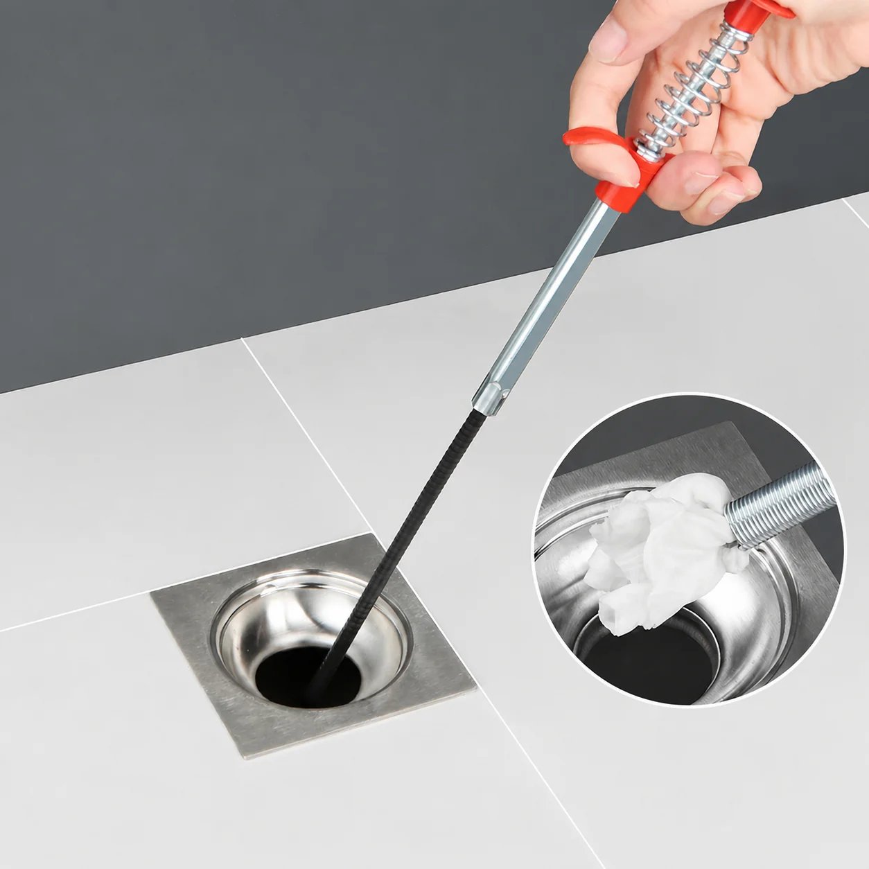 🚿Professionelt værktøj til rensning af tilstoppede afløb – et must i ethvert hje
