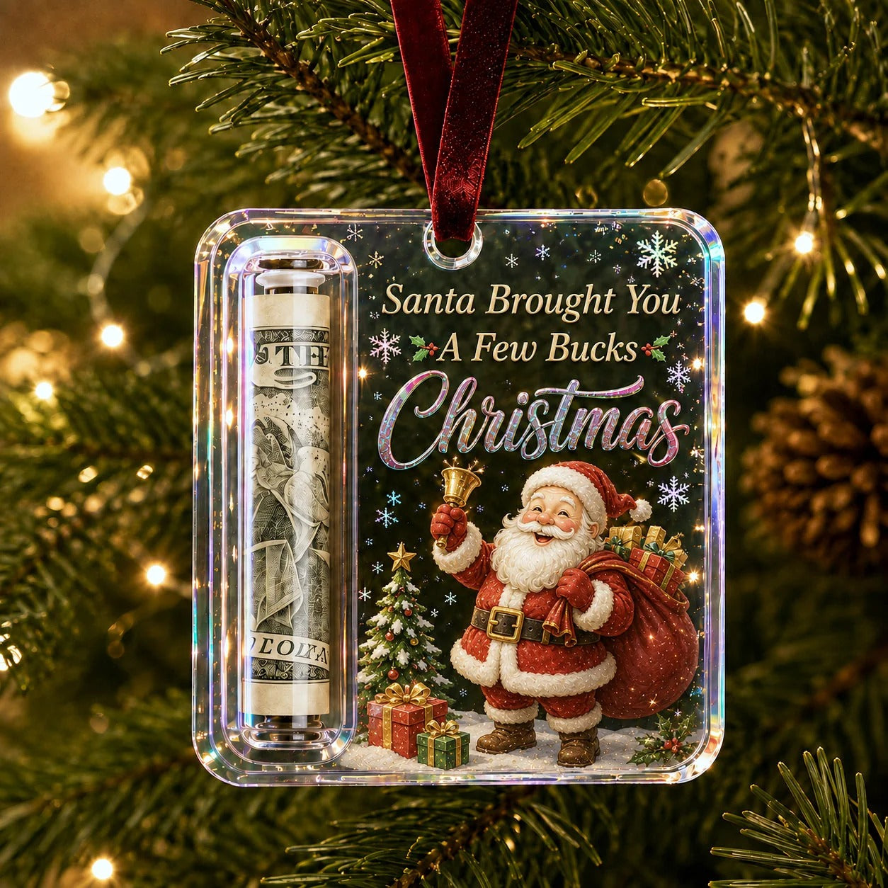 💵🎄 Julegaveophæng med kontanter – Forvandl penge til en juleoverraskels