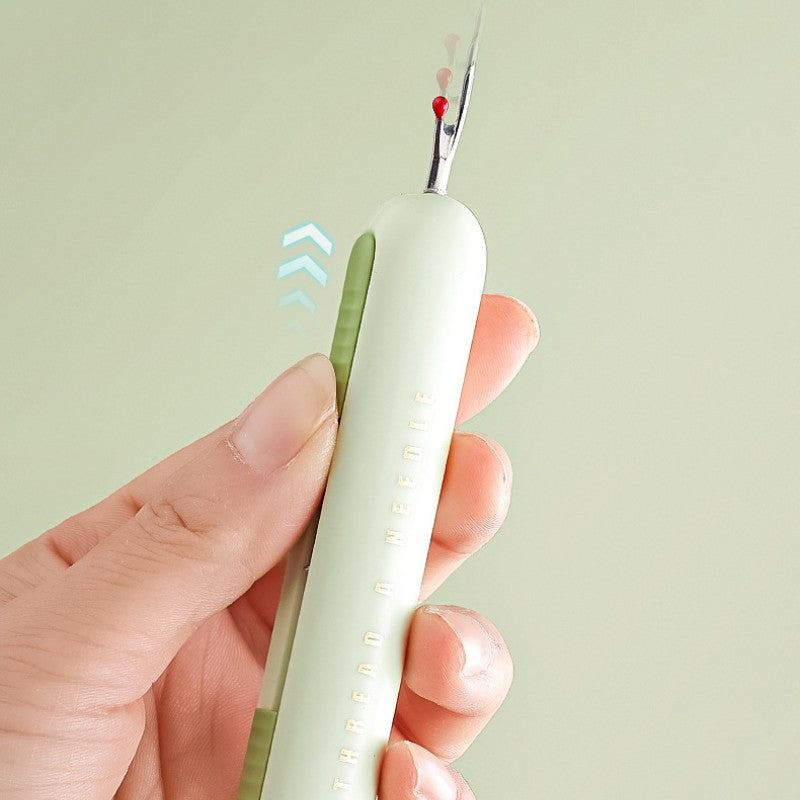Træk tråd på nåle på et øjeblik! Nåltrækker med grebsvenligt håndtag