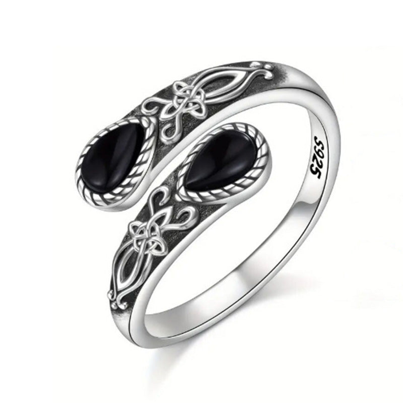 🌿 Alsidig, åben ring med smukt glitrende zirkoner🎁Eksklusivt tilbud med begrænset gyldighedsperiod