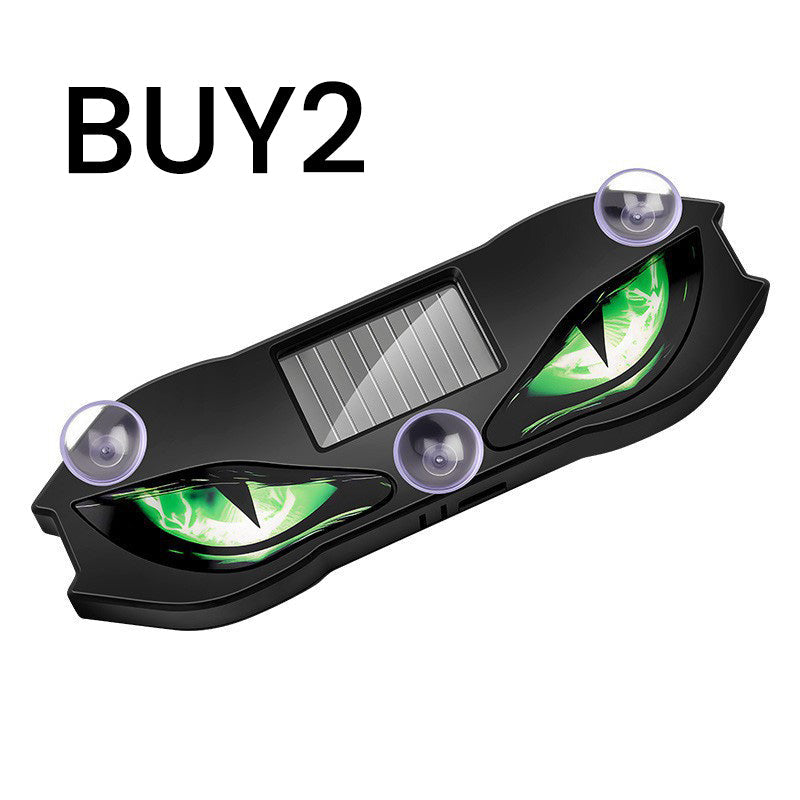 Solcelledrevet LED-sikkerhedslampe til bile