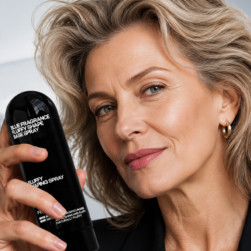 🎉50 % rabat! 👩 Volumengivende og fiksering-spray med ferskenduft – til let, fyldigt hår og langvarig hold.
